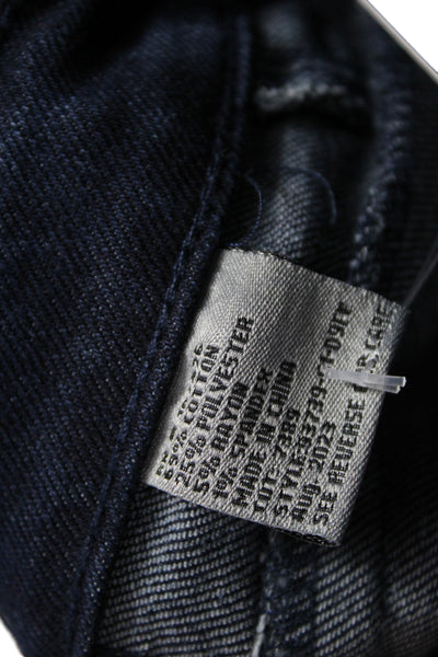 Tractr Womens Flared Jeans Blue Cotton Mid Rise Inseam 30 Size 27