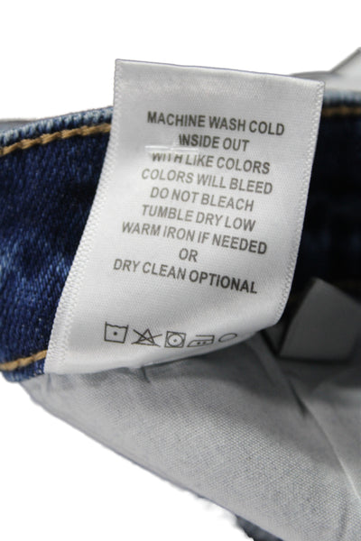Vervet Womens Skinny Jeans Blue Cotton Mid Rise 24 Inseam Size 26