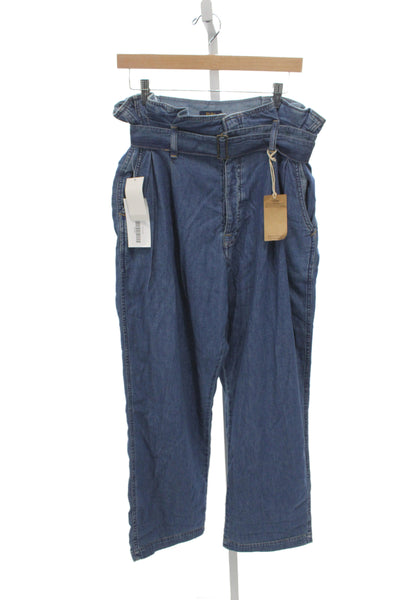 Polo Ralph Lauren Women Paperbag Jeans Blue Size 31
