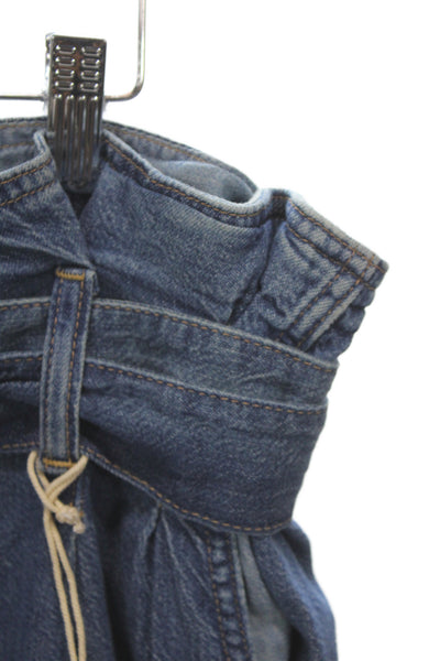 Polo Ralph Lauren Women Paperbag Jeans Blue Size 31