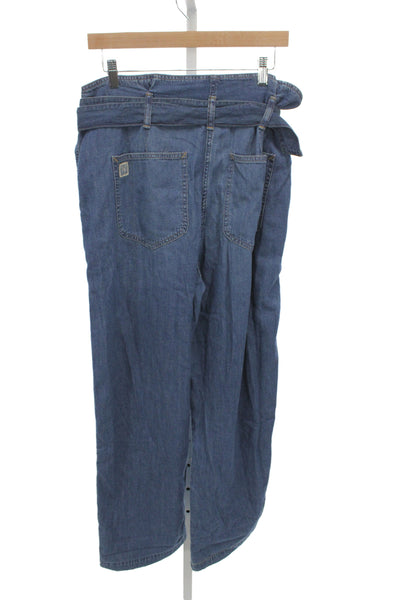 Polo Ralph Lauren Women Paperbag Jeans Blue Size 31