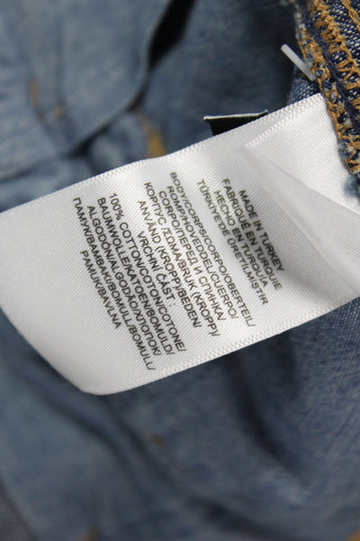 Polo Ralph Lauren Women Paperbag Jeans Blue Size 31