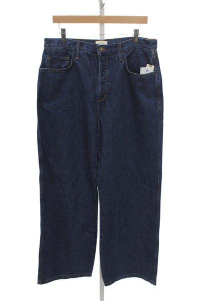 Favorite Daughter Womens Wide-Leg Jeans Blue High Rise 100% Cotton Size 32
