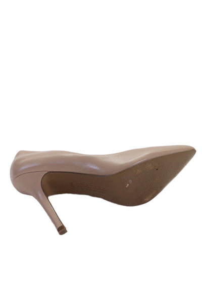 Charles by Charles David Womens Stiletto Pointed Toe Pumps Brown Leather Size 8