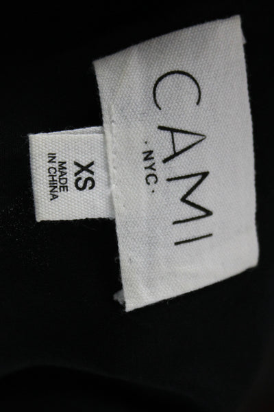 Cami NYC Women Tank Silk Black V Neck Lace Sleeveless Size XS
