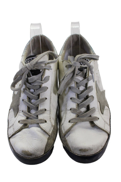 Golden Goose Deluxe Brand Womens Superstar Skate Sneakers White Size 37 7