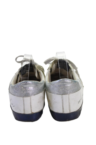 Golden Goose Deluxe Brand Womens Superstar Skate Sneakers White Size 37 7