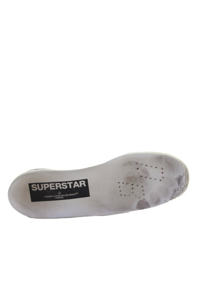 Golden Goose Deluxe Brand Womens Superstar Skate Sneakers White Size 37 7