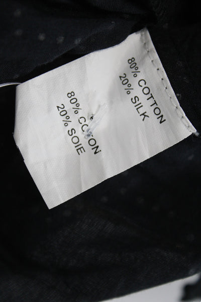 Ramy Brook Women Black Blouson Dress Off Shoulder Sleeveless Size L
