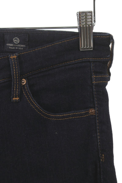 AG Adriano Goldschmied Womens Skinny Jeans Blue Cotton Low Rise Size 26