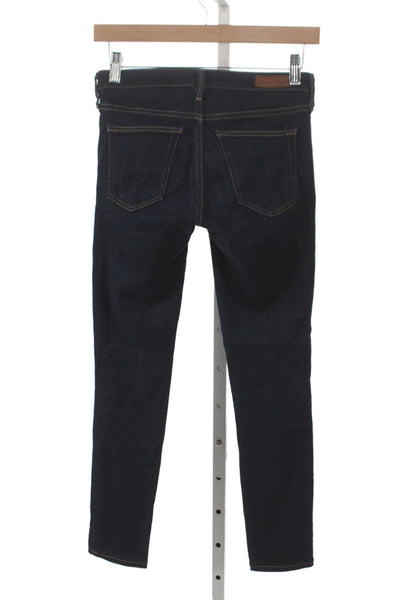 AG Adriano Goldschmied Womens Skinny Jeans Blue Cotton Low Rise Size 26