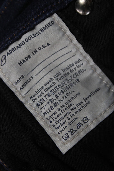 AG Adriano Goldschmied Womens Skinny Jeans Blue Cotton Low Rise Size 26