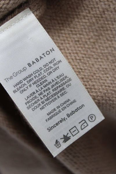 The Group Babaton Womens Beige Cashmere Sweater Vest Size XS