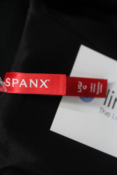 Spanx Women Basic Jacket Black Button Long Sleeve Rayon Size L