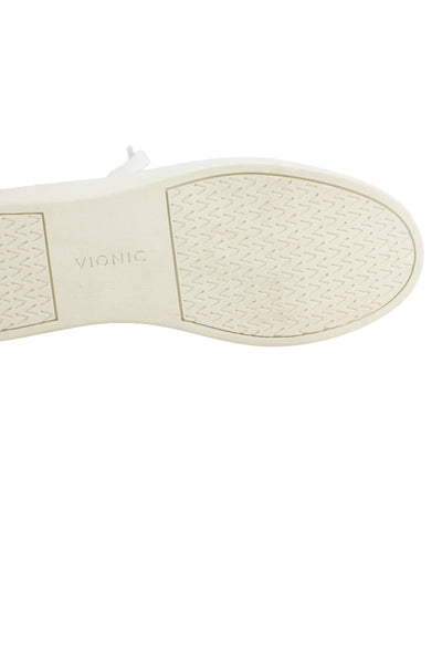 Vionic Women's Lace-Up Mesh Rubber Sole Sneakers White/Cream Size 10