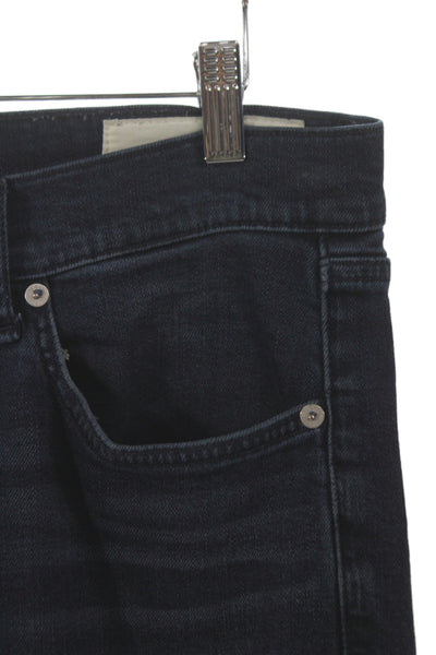Rag & Bone Mens Skinny Jeans Blue Cotton Button Size 32