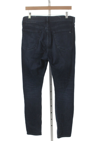 Rag & Bone Mens Skinny Jeans Blue Cotton Button Size 32
