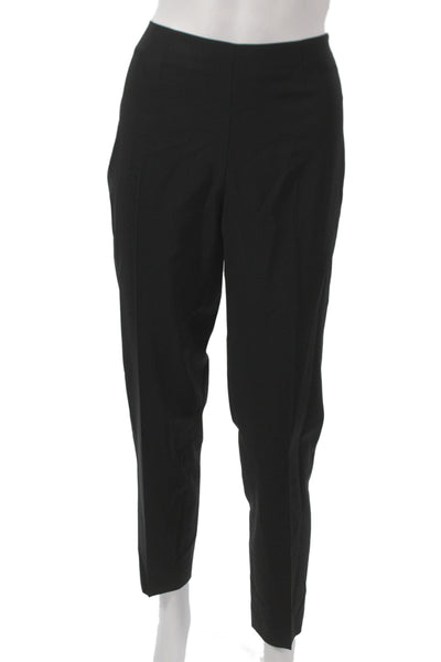 Theory Women Dress Pants Black Virgin Wool Size 6