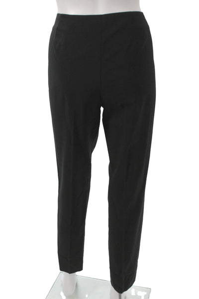 Theory Women Dress Pants Black Virgin Wool Size 6
