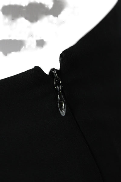 Theory Women Dress Pants Black Virgin Wool Size 6