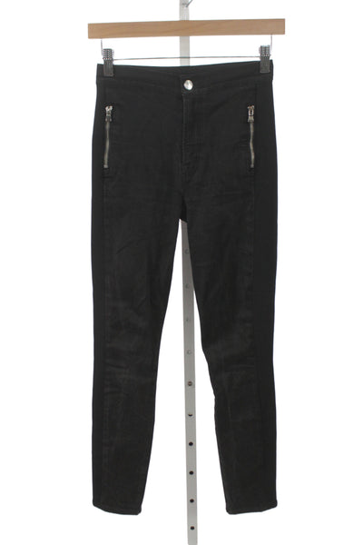 J Brand Womens Black Ankle Jeans Mid Rise Size 25