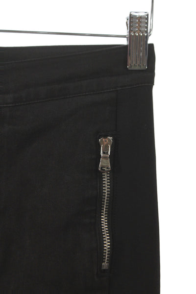 J Brand Womens Black Ankle Jeans Mid Rise Size 25