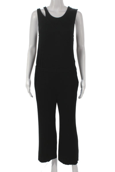 Terez Womens Black Sleeveless Jumpsuit Modal Size XS