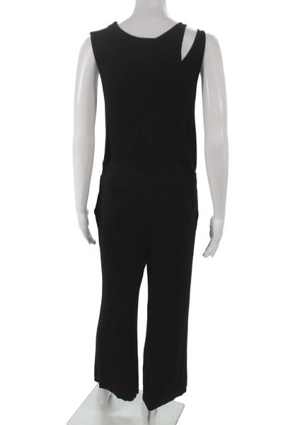 Terez Womens Black Sleeveless Jumpsuit Modal Size XS