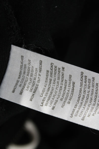 Philanthropy Women Jumpsuit Black Sleeveless Drawstring Cotton Size XS