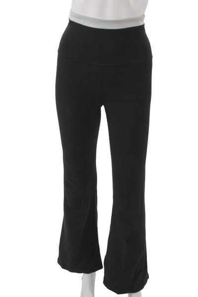 Lululemon Womens Compression Pants Black Cotton Athleisure Size 4