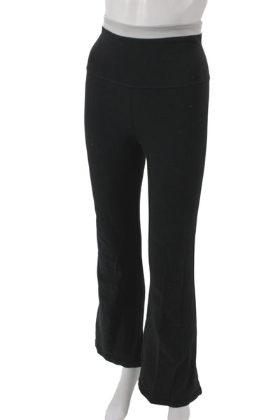 Lululemon Womens Compression Pants Black Cotton Athleisure Size 4