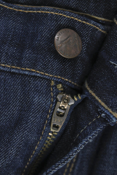 Citizens of Humanity Womens Bootcut Jeans Blue Button Size 27