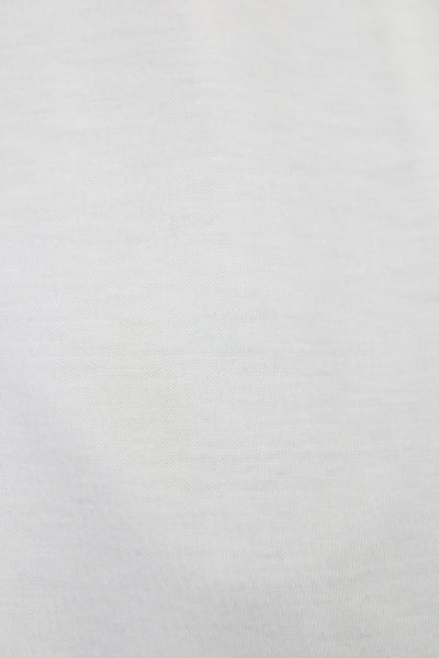 Splendid Women Basic White Long Sleeve Scoop Neck T-Shirt Size M