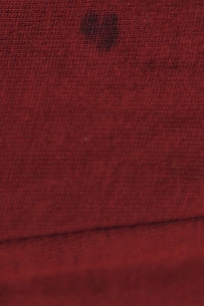 Tahari Women Red Turtleneck Long Sleeve Basic Blouse Pullover 95% Modal Size S