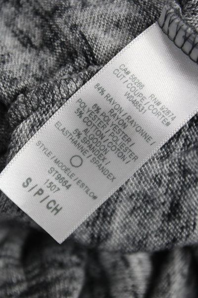 Splendid Women Gray Multicolor Cowl Neck Long Sleeve Cardigan Size S