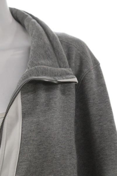 Lululemon Womens Basic Jacket Gray Zip Athleisure Size 8