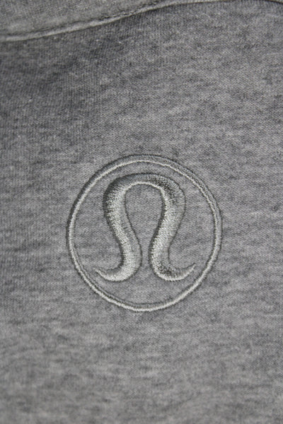 Lululemon Womens Basic Jacket Gray Zip Athleisure Size 8