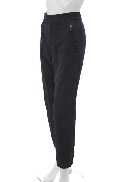 Vince Women Black Jogger Pants Zip Polyester Size 6