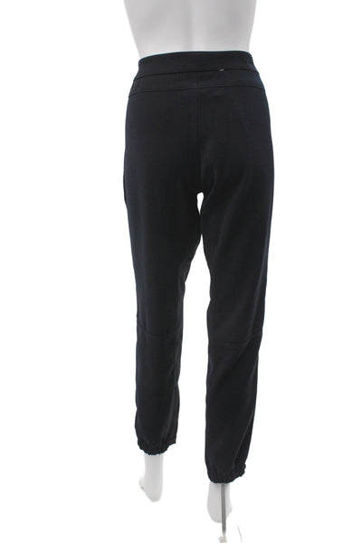 Vince Women Black Jogger Pants Zip Polyester Size 6