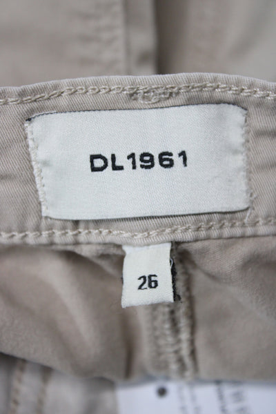 DL1961 Women Beige Cargo Pants Size 26