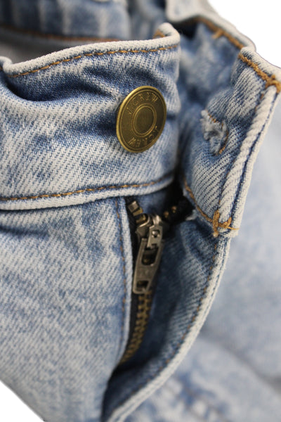 J Crew Womens Cropped High Waist Blue Jeans Size 28