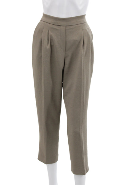 Babaton Womens Dress Pants Brown Pull On Polyester Size 6