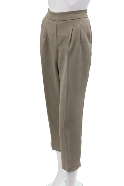 Babaton Womens Dress Pants Brown Pull On Polyester Size 6