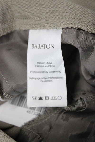 Babaton Womens Dress Pants Brown Pull On Polyester Size 6