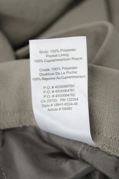 Babaton Womens Dress Pants Brown Pull On Polyester Size 6