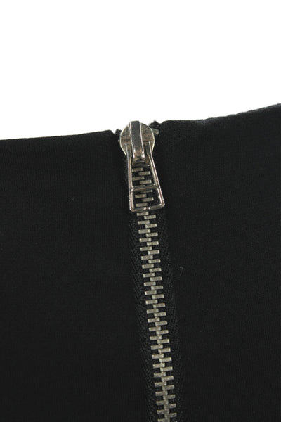 Graham & Spencer Womens Bodycon Dress Black Long Sleeve Crew Neck Size S
