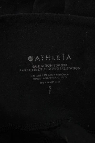 Athleta Womens Black Jogger Pants Nylon Petites Size S