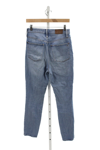 Madewell Womens Ankle Jeans Blue Mid Rise Cotton Size 24