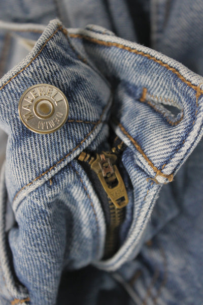 Madewell Womens Ankle Jeans Blue Mid Rise Cotton Size 24