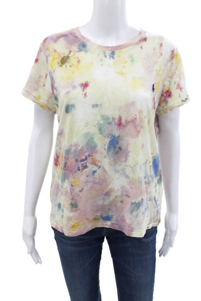 Polo Ralph Lauren Women Multicolor Tie Dye Jersey T-Shirt Size L